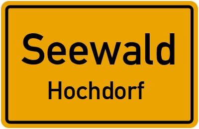 Straßenverzeichnis Seewald Hochdorf