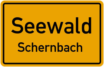 Straßenverzeichnis Seewald Schernbach