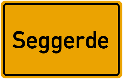 Ortsschild von Gemeinde Seggerde in Sachsen-Anhalt