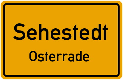 Straßenverzeichnis Sehestedt Osterrade