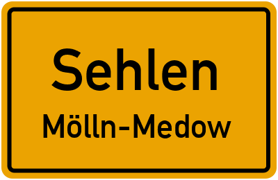 Straßenverzeichnis Sehlen Mölln-Medow
