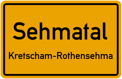 Straßenverzeichnis Sehmatal Kretscham-Rothensehma