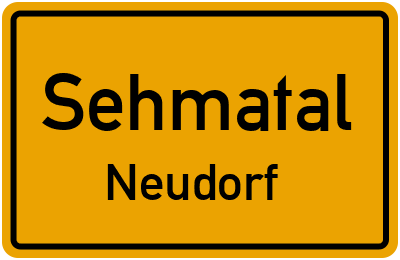 Straßenverzeichnis Sehmatal Neudorf