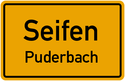 Straßenverzeichnis Seifen Puderbach