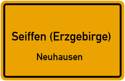 Straßenverzeichnis Seiffen (Erzgebirge) Neuhausen