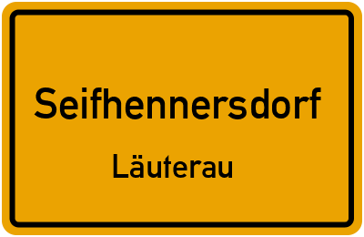 Straßenverzeichnis Seifhennersdorf Läuterau