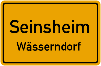 Straßenverzeichnis Seinsheim Wässerndorf