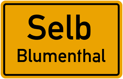 Straßenverzeichnis Selb Blumenthal