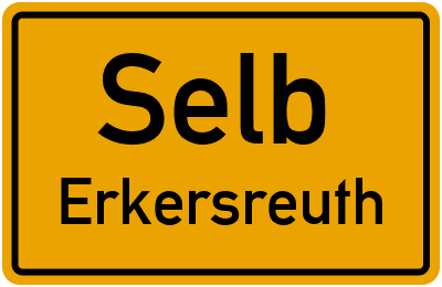 Straßenverzeichnis Selb Erkersreuth