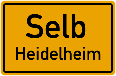 Straßenverzeichnis Selb Heidelheim