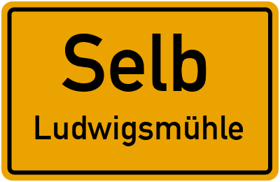 Straßenverzeichnis Selb Ludwigsmühle