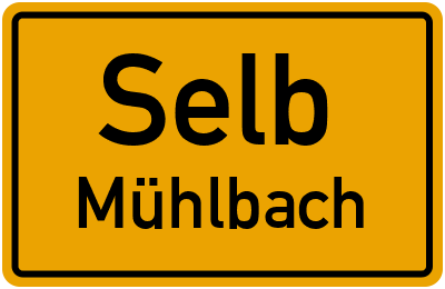 Straßenverzeichnis Selb Mühlbach