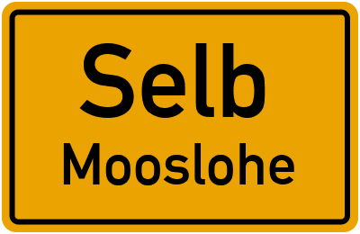 Straßenverzeichnis Selb Mooslohe