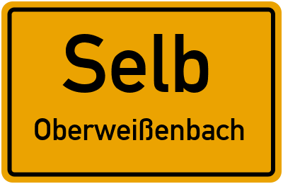 Straßenverzeichnis Selb Oberweißenbach