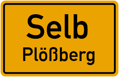 Straßenverzeichnis Selb Plößberg