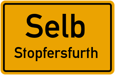 Straßenverzeichnis Selb Stopfersfurth