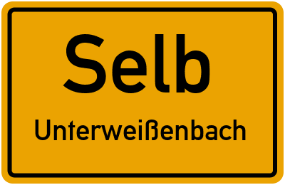 Straßenverzeichnis Selb Unterweißenbach
