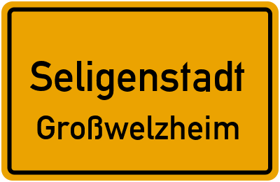 Straßenverzeichnis Seligenstadt Großwelzheim