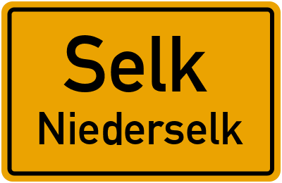 Straßenverzeichnis Selk Niederselk