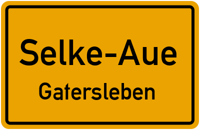 Straßenverzeichnis Selke-Aue Gatersleben
