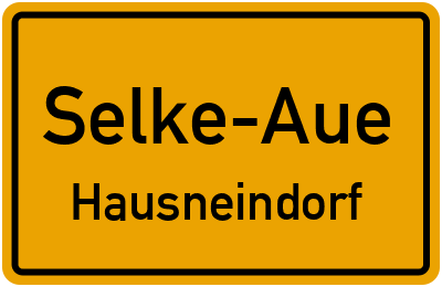 Straßenverzeichnis Selke-Aue Hausneindorf