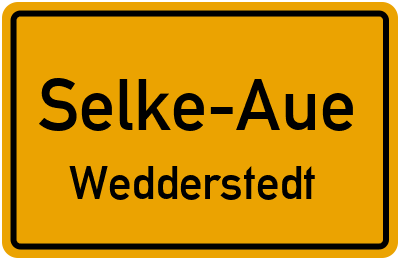 Straßenverzeichnis Selke-Aue Wedderstedt