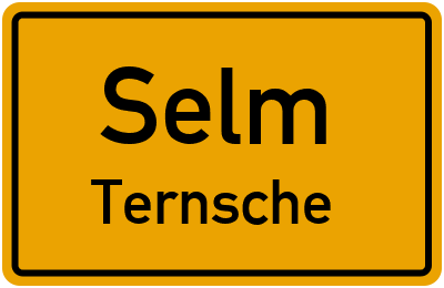 Straßenverzeichnis Selm Ternsche