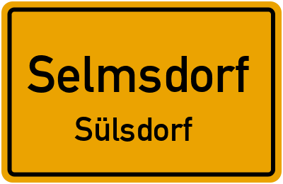 Straßenverzeichnis Selmsdorf Sülsdorf