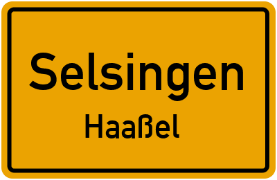 Straßenverzeichnis Selsingen Haaßel