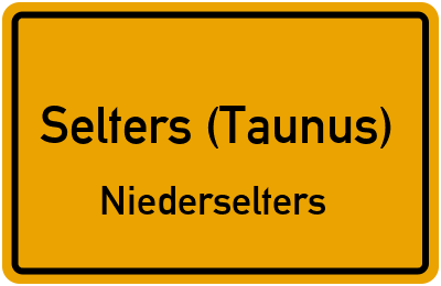 Straßenverzeichnis Selters (Taunus) Niederselters