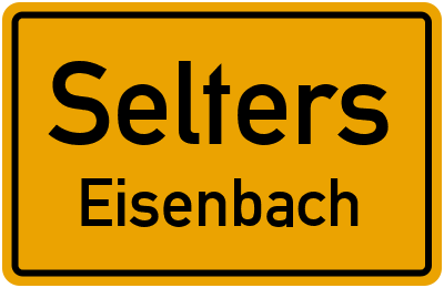 Straßenverzeichnis Selters Eisenbach