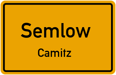 Straßenverzeichnis Semlow Camitz