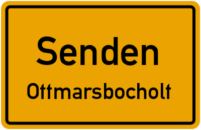 Straßenverzeichnis Senden Ottmarsbocholt