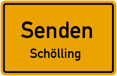 Straßenverzeichnis Senden Schölling