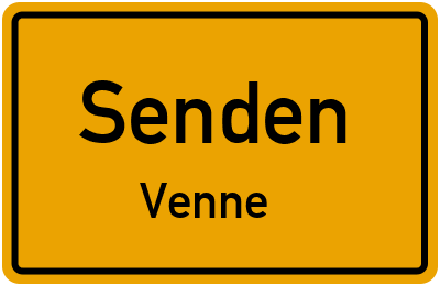 Straßenverzeichnis Senden Venne