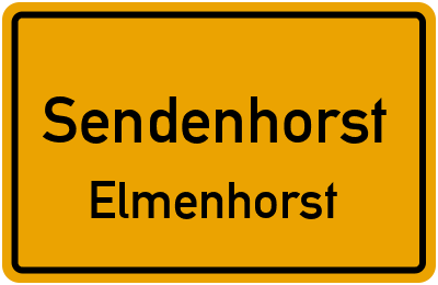 Straßenverzeichnis Sendenhorst Elmenhorst
