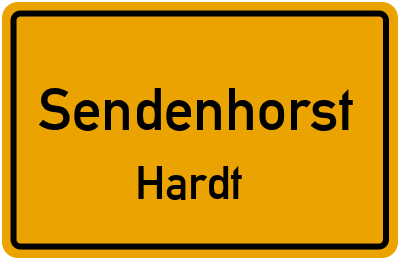 Straßenverzeichnis Sendenhorst Hardt