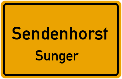 Straßenverzeichnis Sendenhorst Sunger