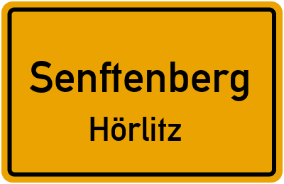 Straßenverzeichnis Senftenberg Hörlitz