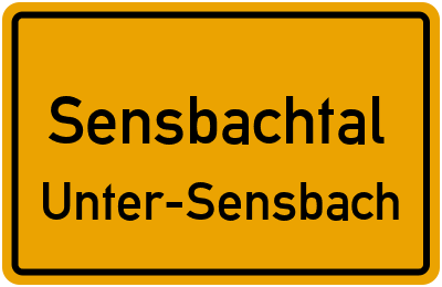 Straßenverzeichnis Sensbachtal Unter-Sensbach