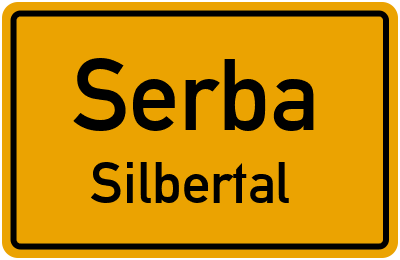 Straßenverzeichnis Serba Silbertal