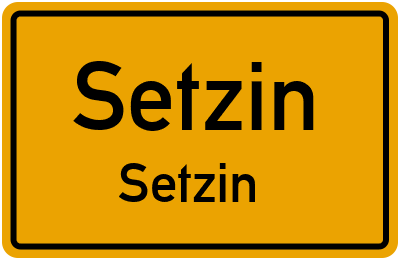 Straßenverzeichnis Setzin Setzin