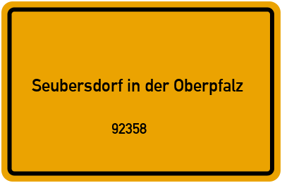 92358 Seubersdorf in der Oberpfalz