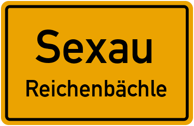 Straßenverzeichnis Sexau Reichenbächle