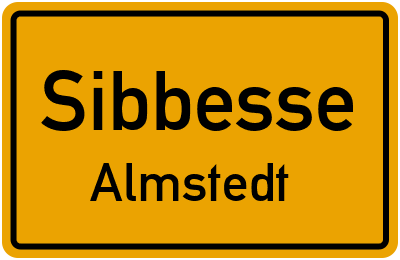 Ortsschild Sibbesse Almstedt