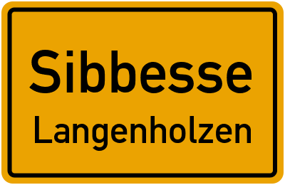 Straßenverzeichnis Sibbesse Langenholzen