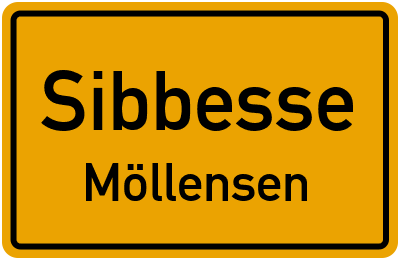Ortsschild Sibbesse Möllensen