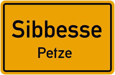 Straßenverzeichnis Sibbesse Petze