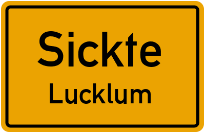 Straßenverzeichnis Sickte Lucklum