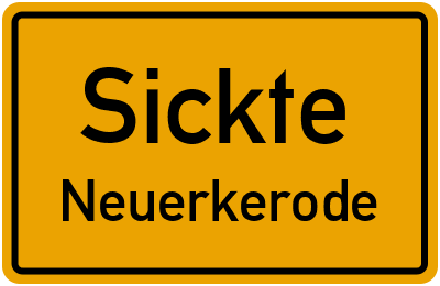 Straßenverzeichnis Sickte Neuerkerode